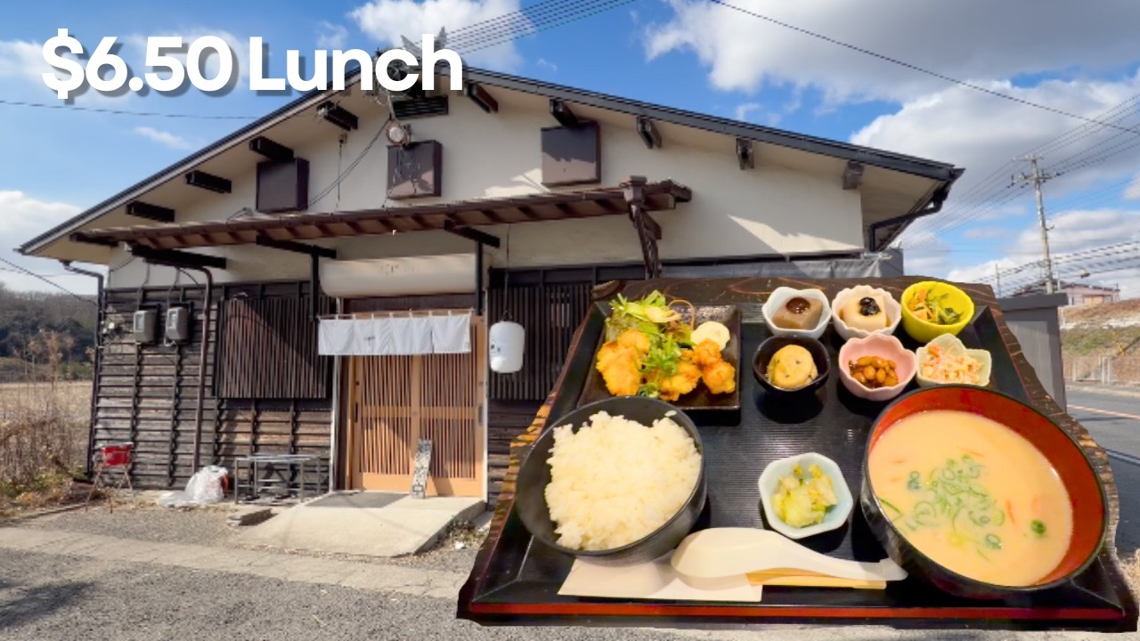 A Quiet $6.50 Lunch in Japan | Japanese Set Meal POV