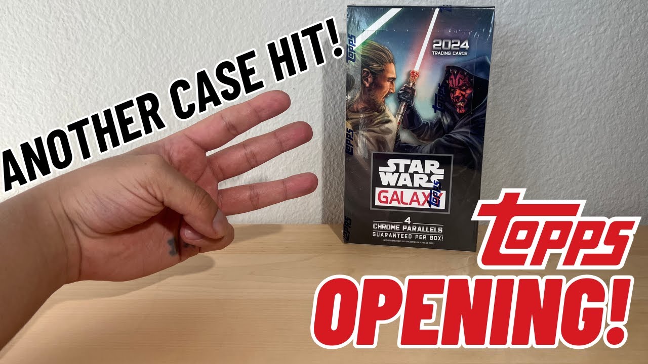 LAST PACK HIT! Star Wars Chrome Galaxy Booster Box Opening!