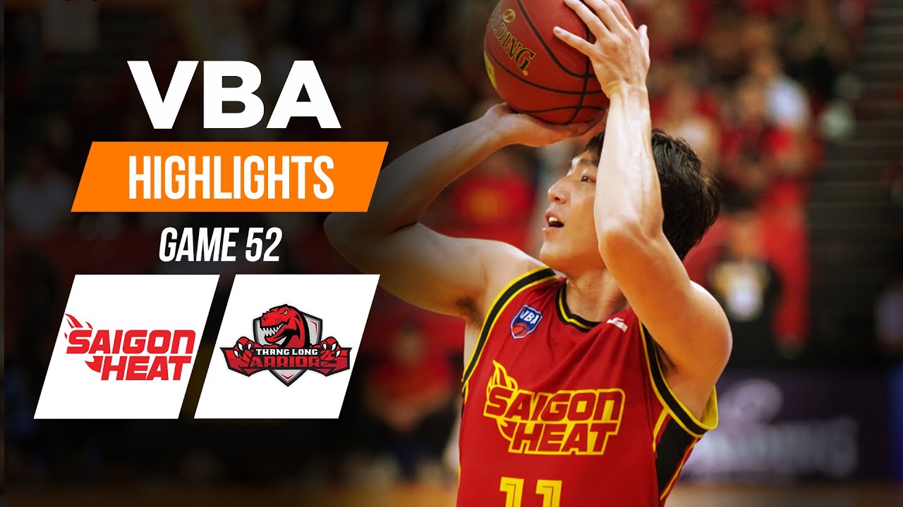 Highlights Saigon Heat - Thang Long Warriors | Kim Bản tiếp tục tạo cơn mưa n&eacute;m 3 tại VBA 2023