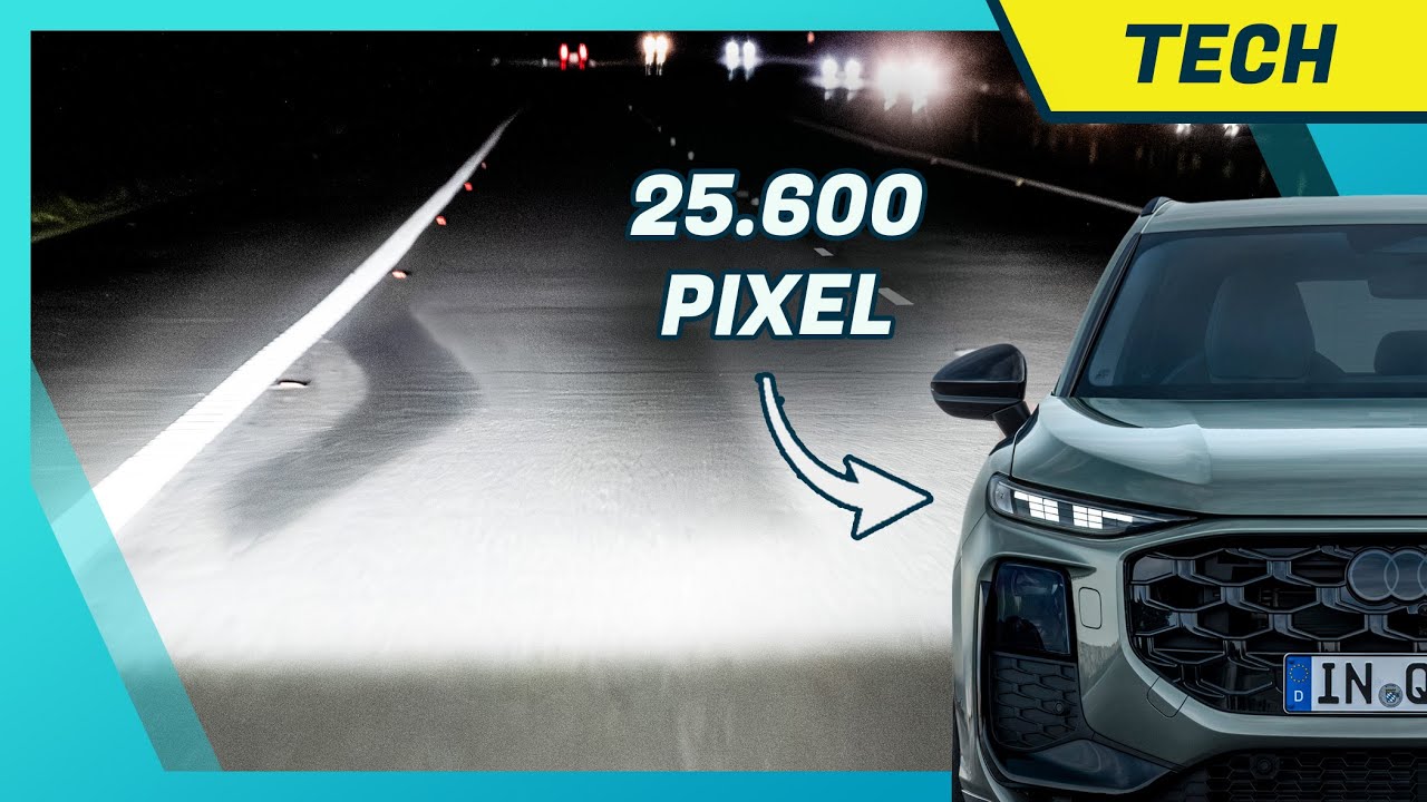 Audi Q3: Digitale Matrix-LED Scheinwerfer im Test | Endlich neue Technik | Funktionen | Nachtfahrt