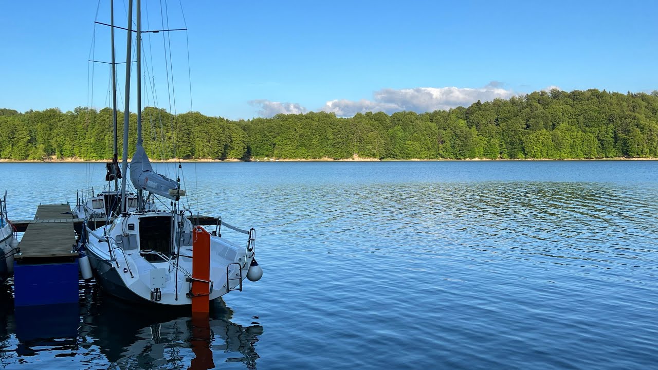 Saturn 23 GT Jezioro Solińskie, small and fast Sailboat from Poland