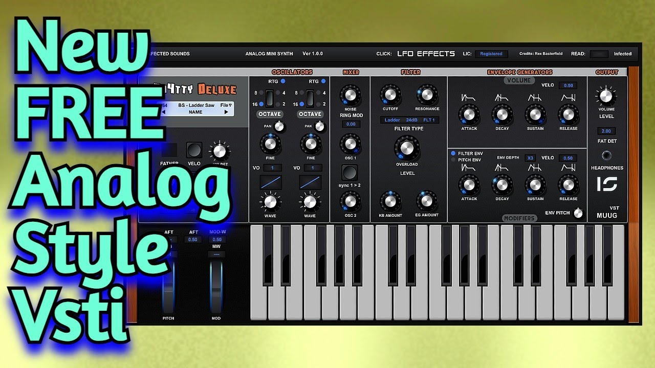 I Found A New FREE Analog-Style Beast Of A Plugin! - Ph4tty Deluxe By Infected Sounds