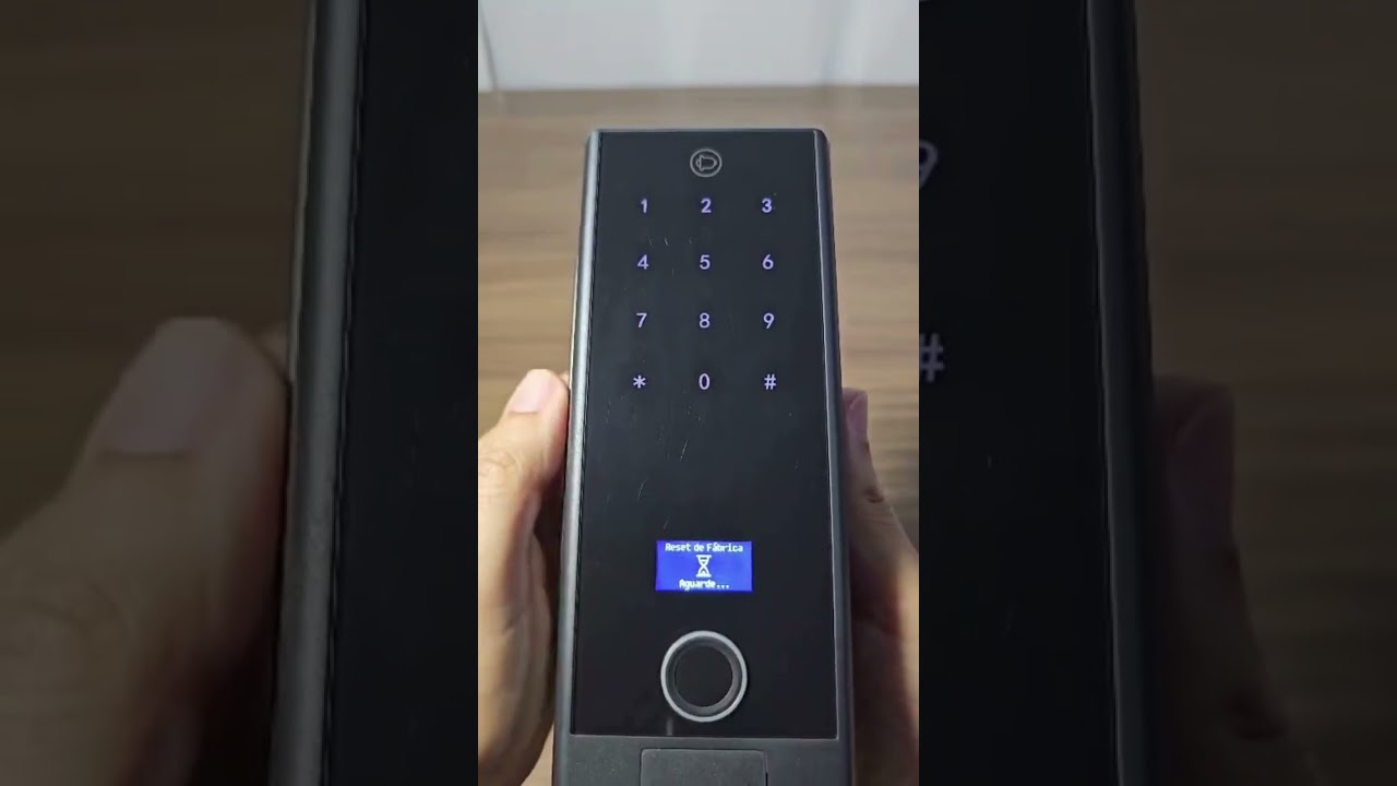 Configurações Fechadura Porta de Vidro Ca611-kp #viral #fechaduradigital #fechaduraportadevidro