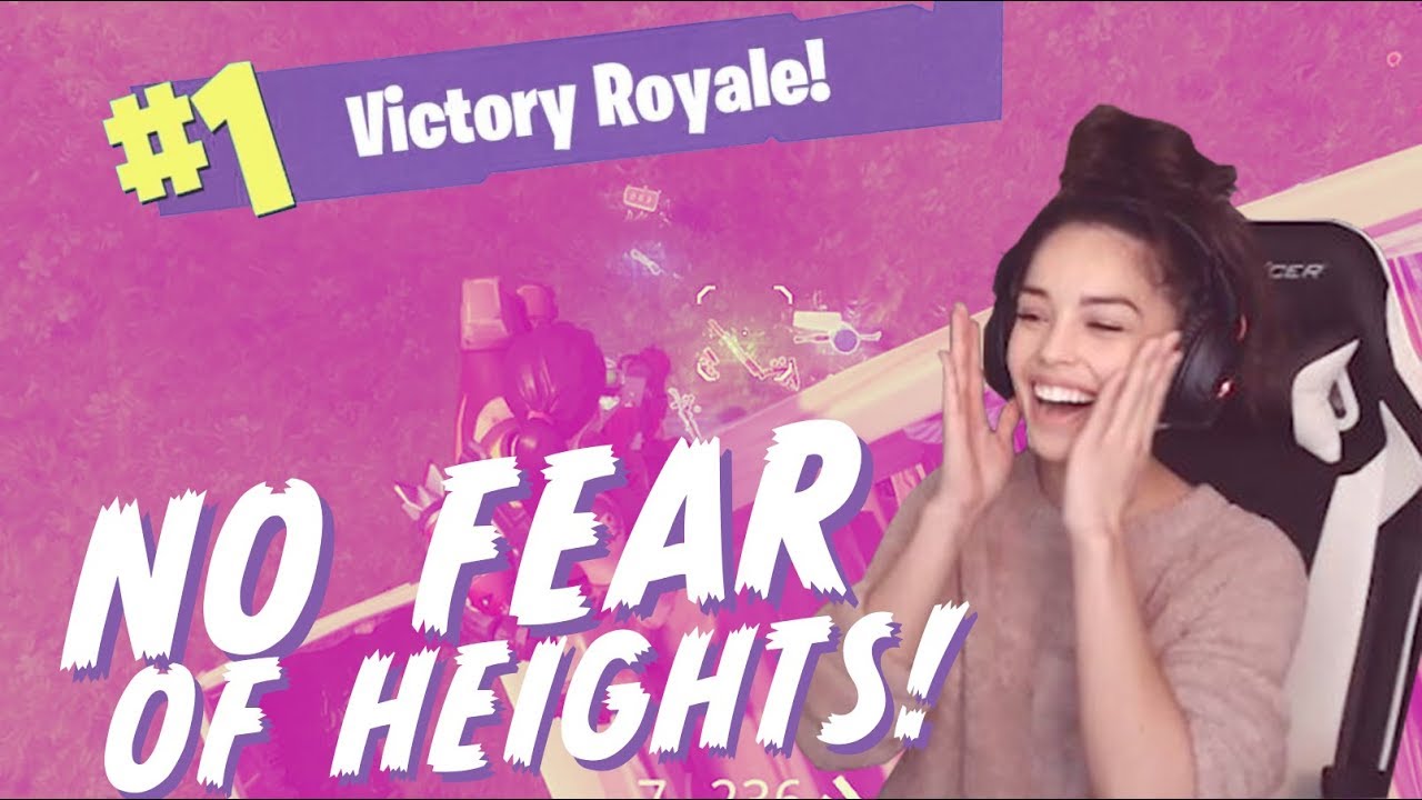 Valkyrae - Aggressive 10 Kill Fortnite Solo Win! [PC Battle Royale]