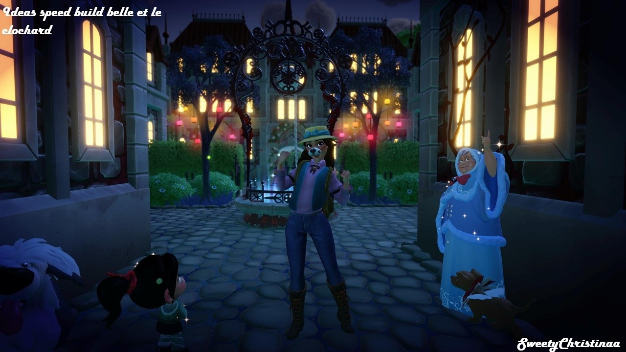 SPEED BUILD IDEAS LA BELLE ET LE CLOCHARD / ILE FLOTTANTE / DISNEY DREAMLIGHT VALLEY