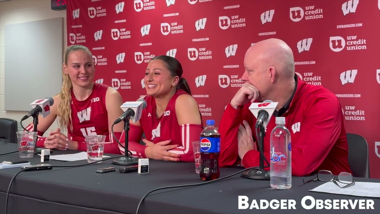 Wisconsin volleyball celebrates Senior Day with 3-set sweep over Iowa