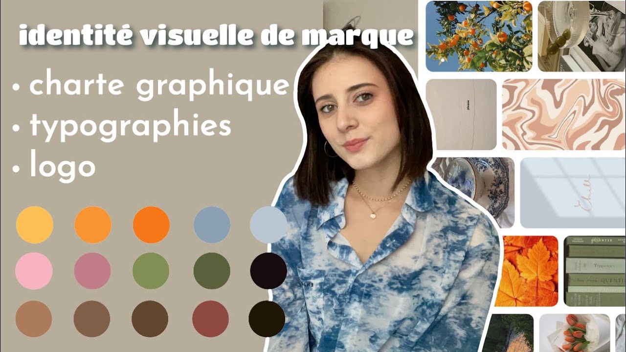 comment créer une identité visuelle facilement // logo, couleurs, polices d'écriture - pour débutant