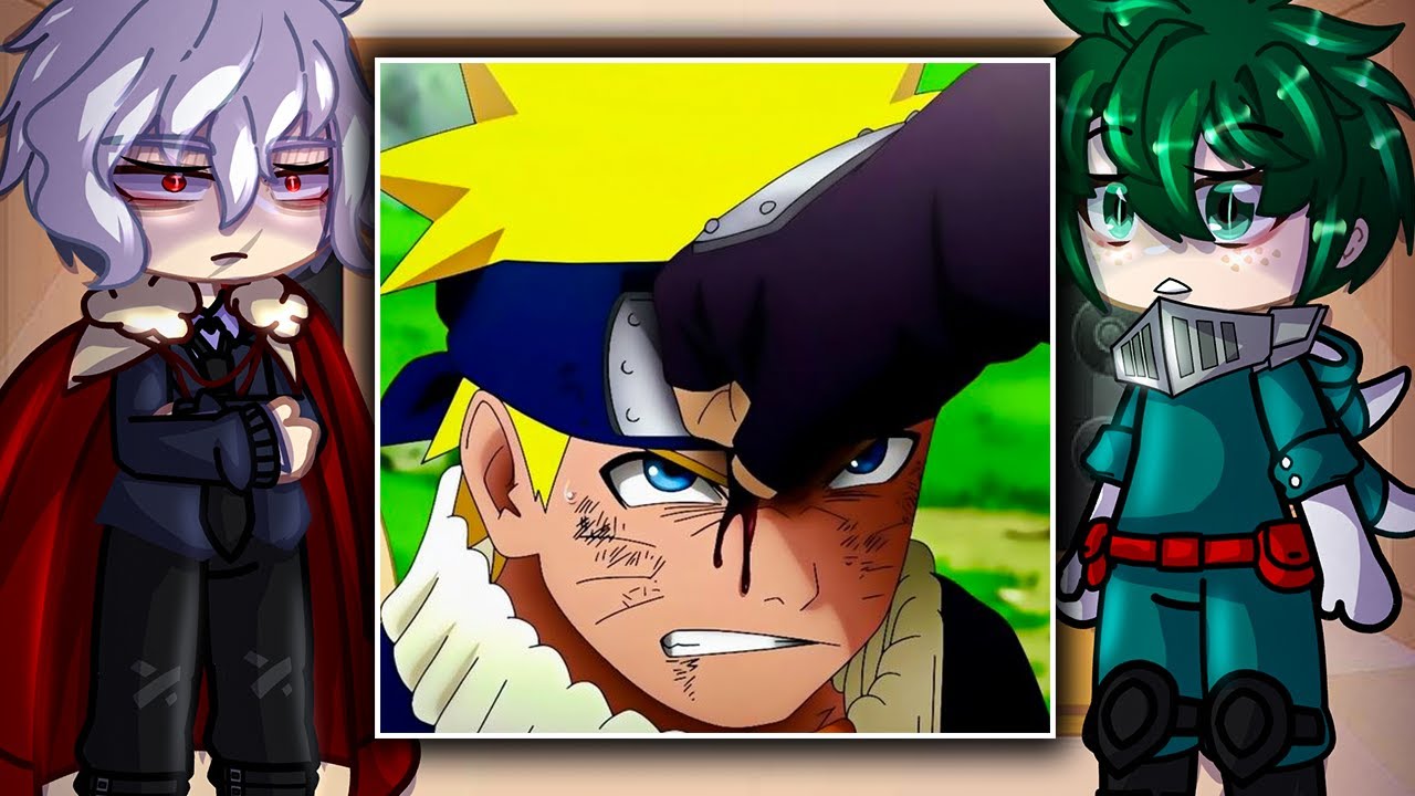 MHA React To Naruto As a New Student // Gacha Club