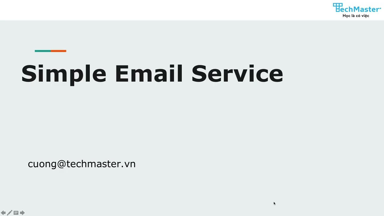 Học AWS : Amazon Simple Email Service - gửi email căn bản | Techmaster