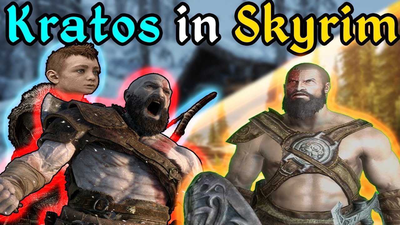 Dumb Skyrim Build - Kratos