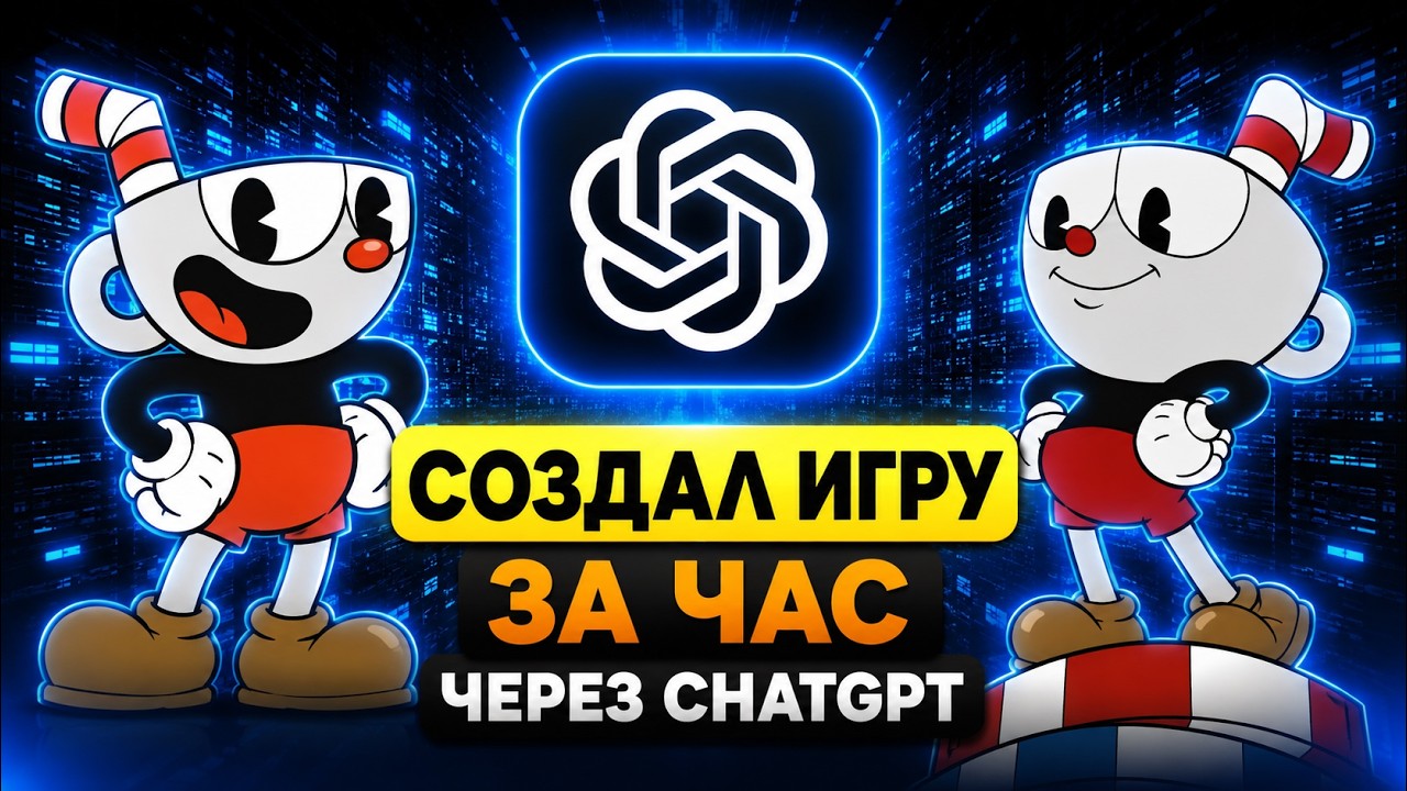 Какую Игру Создаст CHATGPT за 60 МИНУТ?