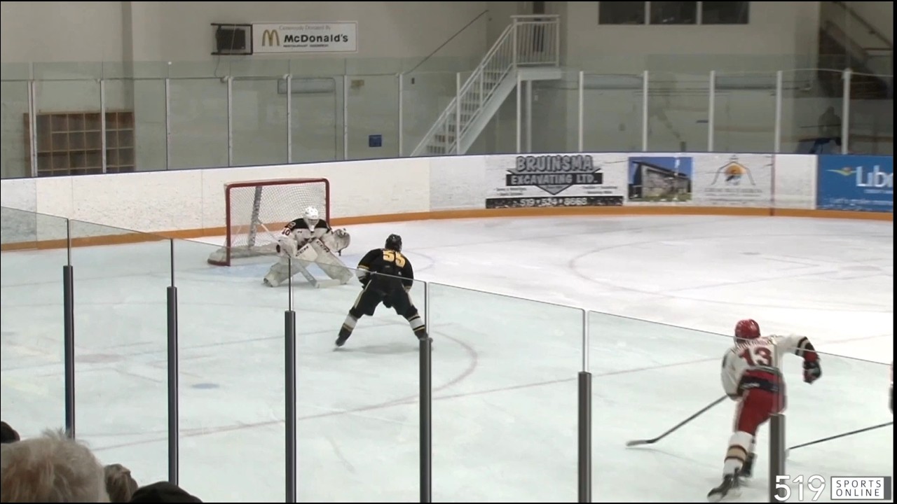 Хоккейный турнир Under 18AAA (Young Canada Tournament) - Sarnia Jr. Sting против Grey Bruce Highl...
