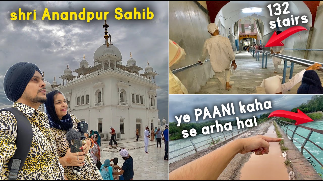 Gurudwara shri ANANDPUR Sahib 🙏🏻 | VLOG | Historical Kila | mysterious RIVER | 2021 😍