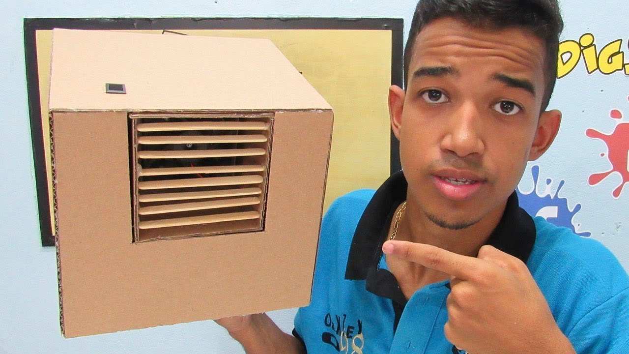 COMO FAZER UM AR CONDICIONADO ELÉTRICO CASEIRO