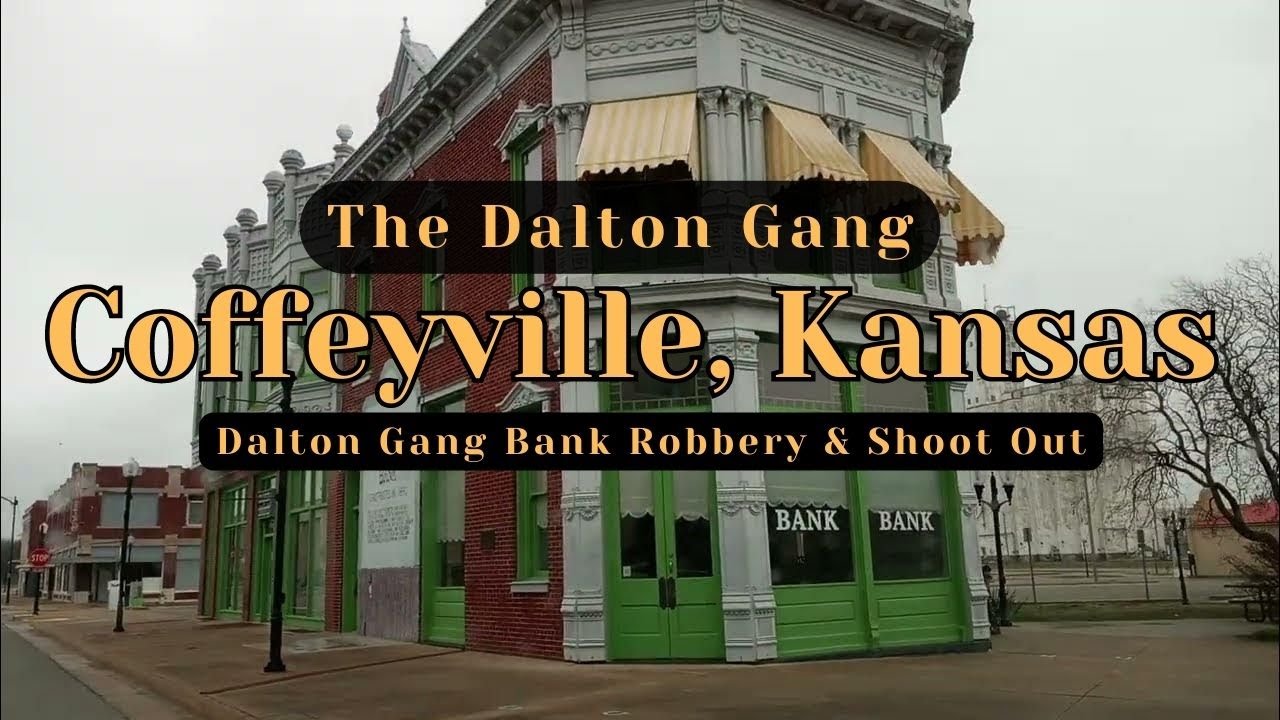 Driving in Coffeyville, KS by the Dalton Gang Bank Museum, Abandoned Buildings & Victorian Houses