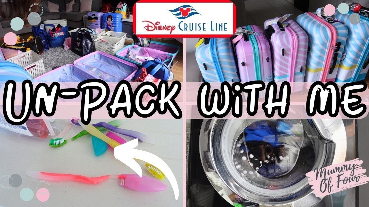 🧳 Unpack, Do Laundry & Get Organised With Me After Disney Cruise 🧺