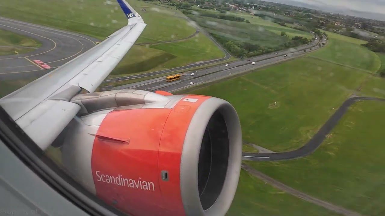[FLIGHT TAKEOFF] SAS A320neo - Rainy Takeoff in Copenhagen to Zurich