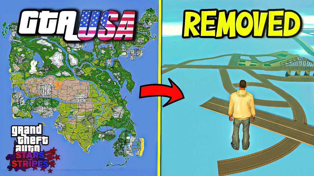 ITS OVER!!!🥲 GTA USA MAP | Stars & Stripes Last Update