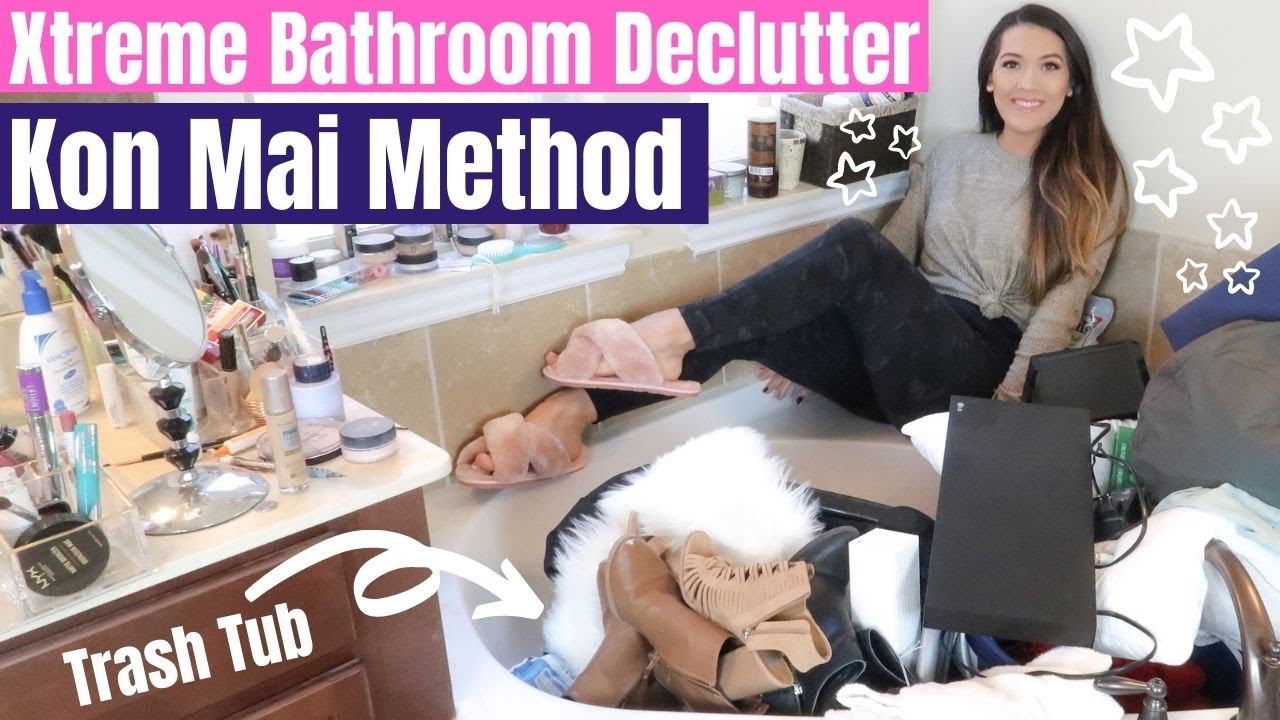 DECLUTTERING YEARS OF HOARDING BATHROOM & MAKEUP DECLUTTER | Mai Zimmy Declutters