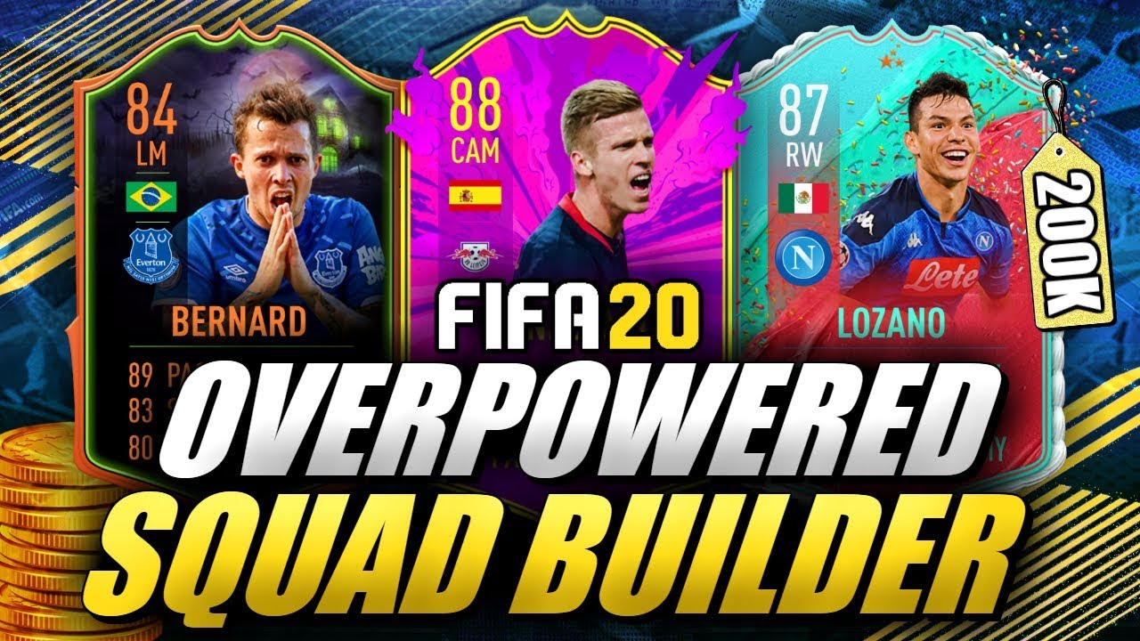 OVERPOWERED 200K HYBRID FIFA 20 TOTS MARKET CRASH SQUAD BUILDER