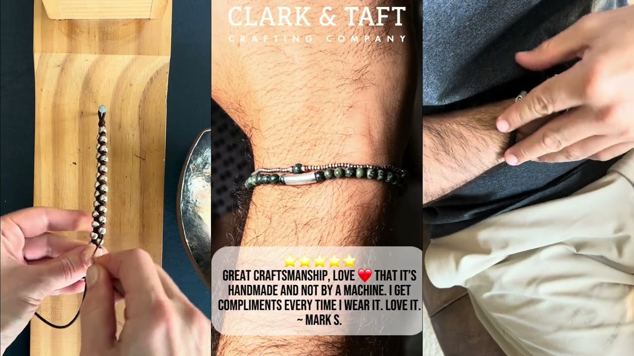 Handmade in the USA Men's Jewelry #giftsforhim #madeinusa #mensaccessories #mensjewelry