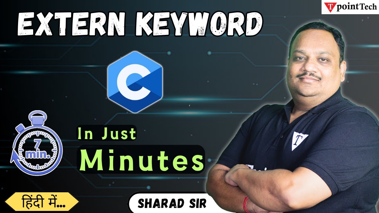 Extern Keyword in C Programming with Example | C Programming Language | Tpoint Tech