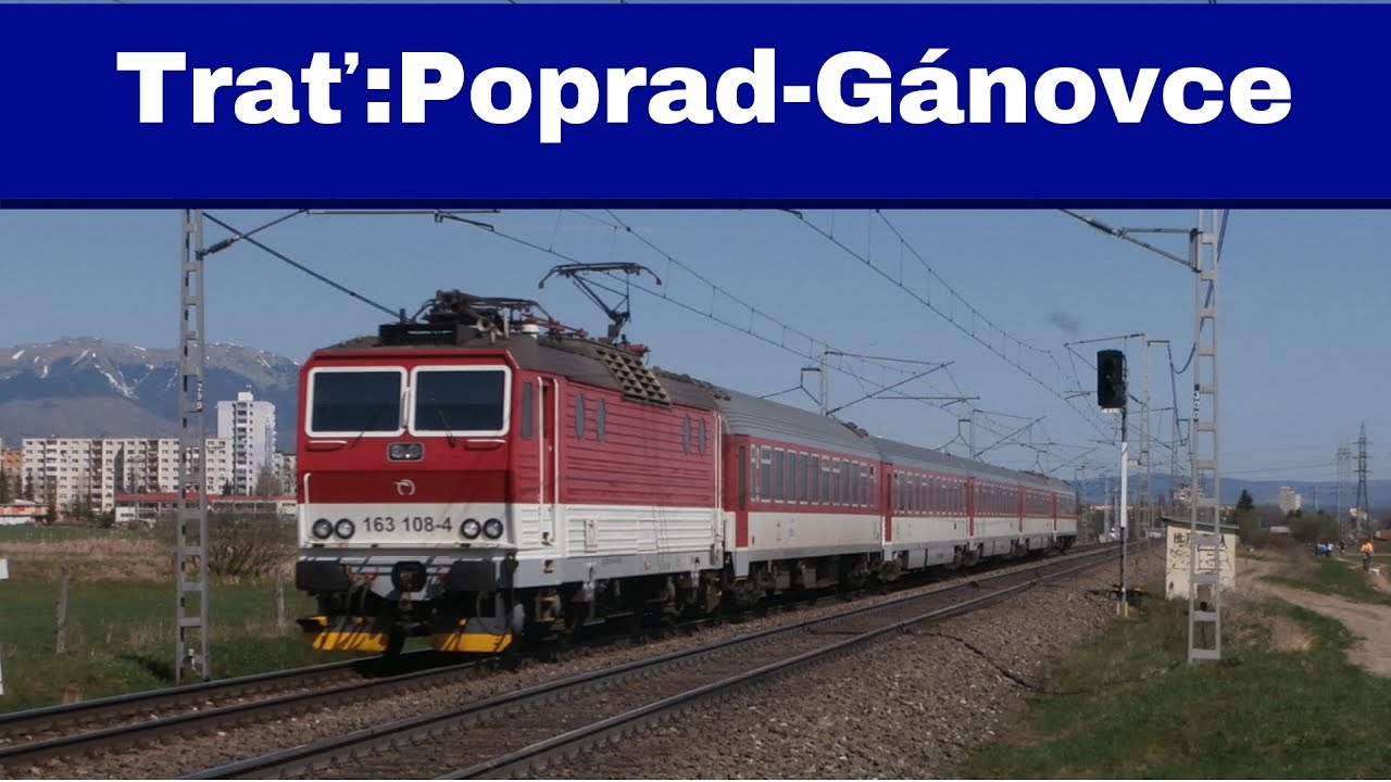 Vlaky na trati:Poprad-Gánovce- 21. 4.  2018