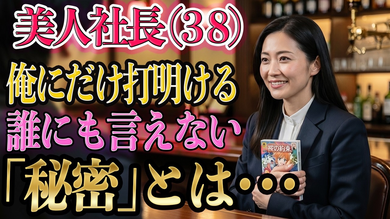 【馴れ初め 感動】会社の飲み会終わり、クールな美人社長に家へ招待されると…その夜、俺の横で「いく！」と鳴いた。【いい話・朗読・泣ける話】