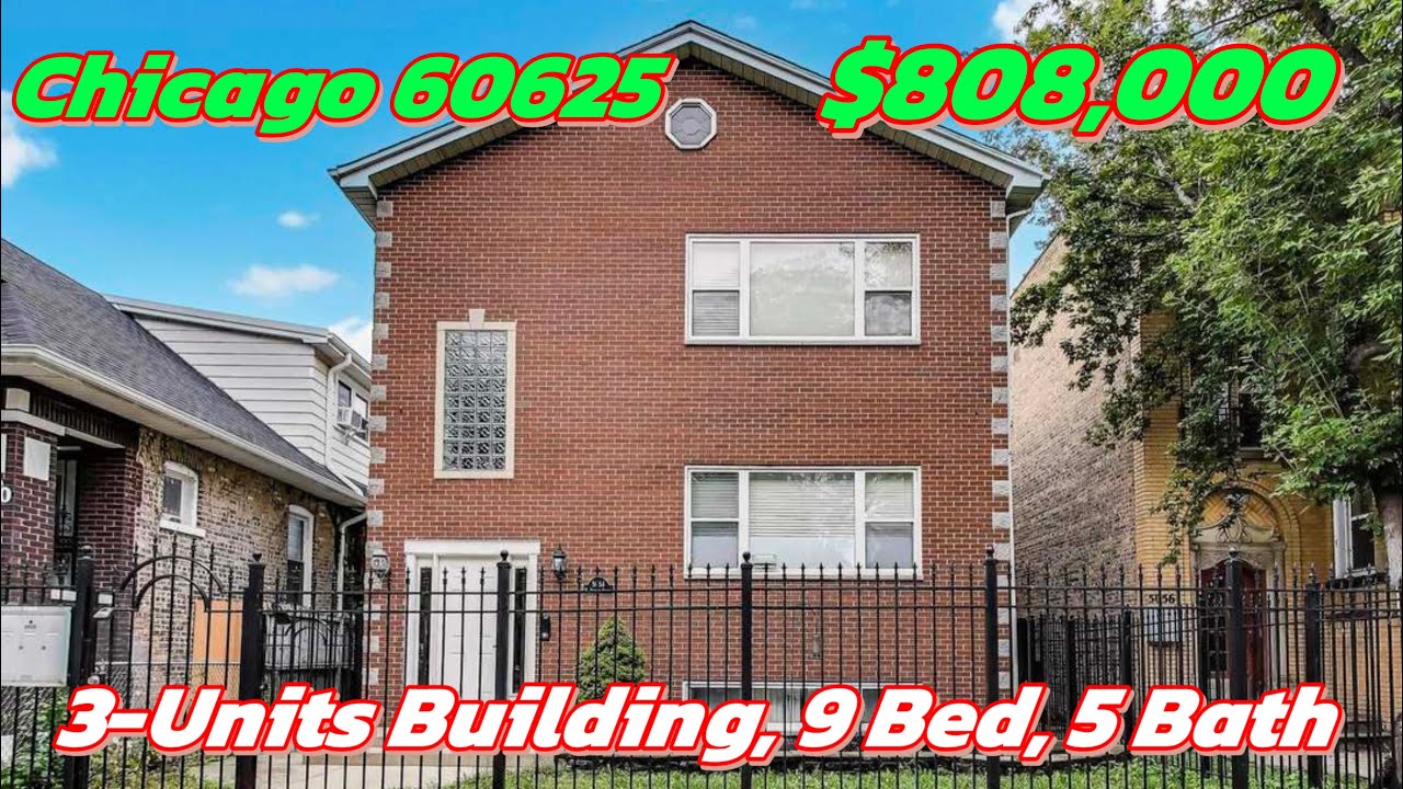 Mua được building 3 Units mới xây cực đẹp, giá rẻ bất ngờ ngay tại Chicago 60625! 😍🏙️