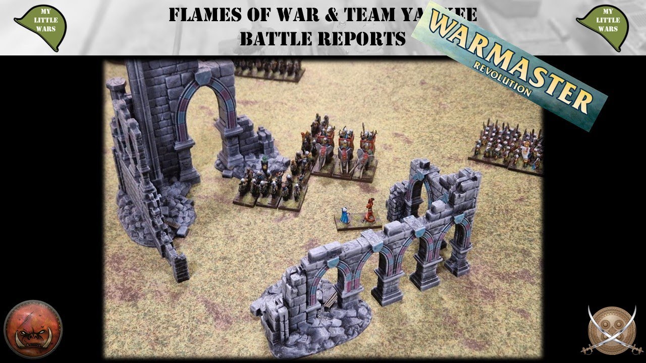 4- Warmaster Battle Report: Orcs go Arabysh...