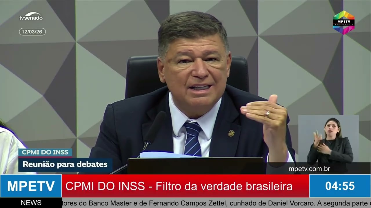 Senador Carlos Viana - Ao vivo: na CPMI – 12/03/26