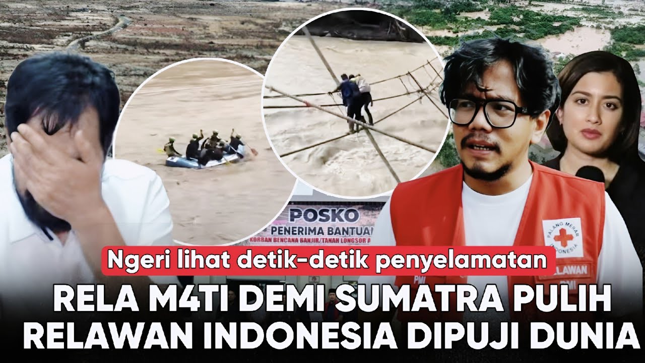 Tim Relawan INDONESIA Jadi Sorotan Dunia &lsquo;Bertaruh Nyawa&rsquo; Gubernur Aceh Nangis Bantuan Asing Tiba