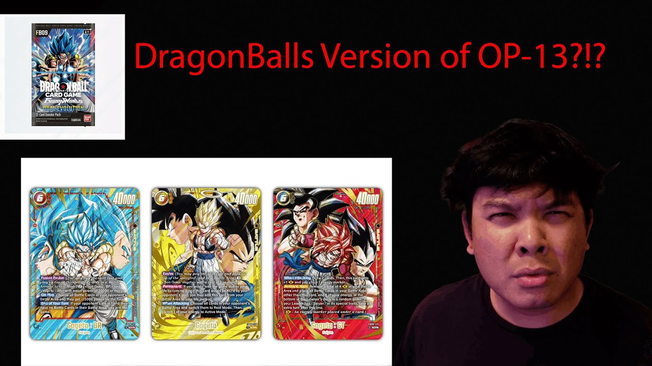 Dragonball Fusion world's op-13 + 41 Energy pack(01) opening