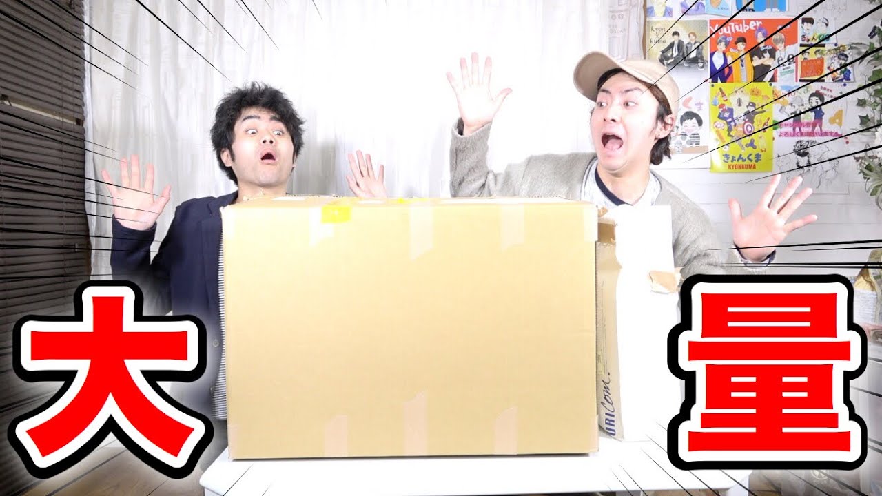 ファンから巨大な荷物が届いた！