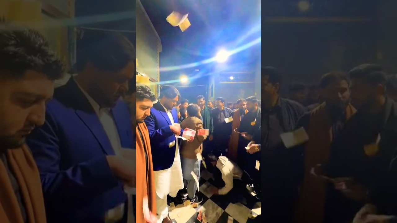 Pakistani Style wedding Money Rain #barsaat #weddingmoments #shaadi #mela