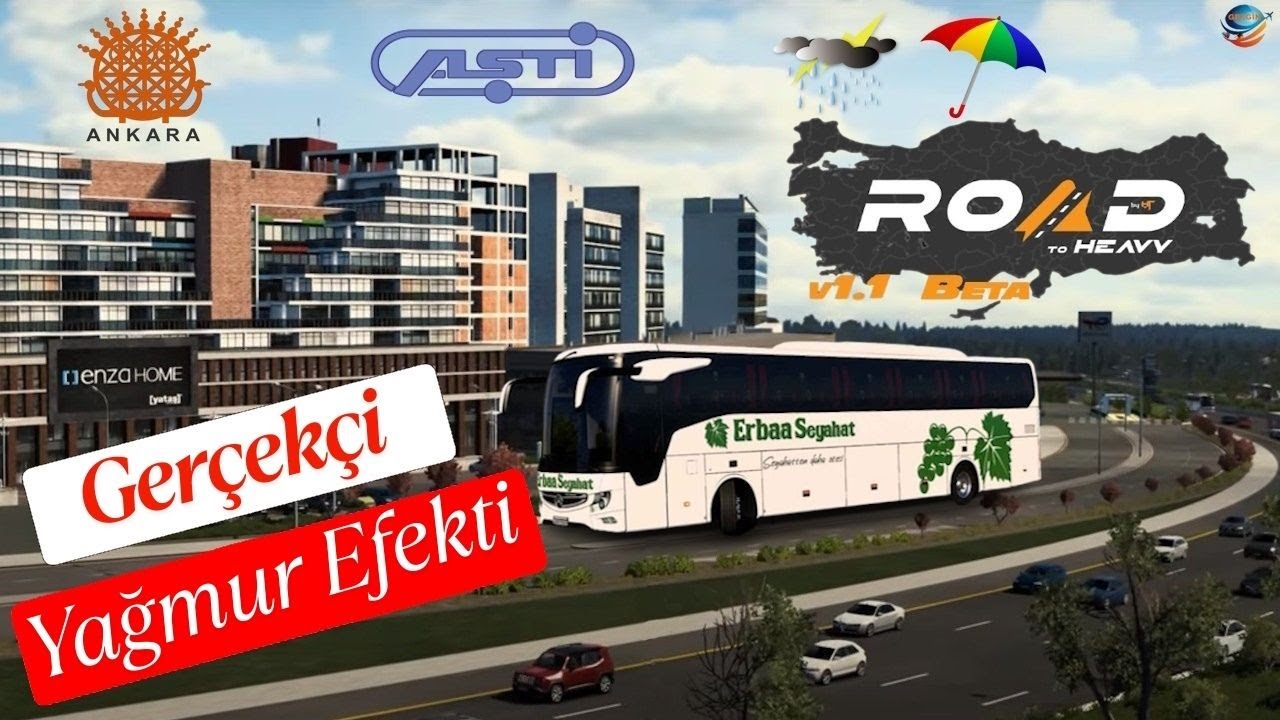 Aşti Otogar (Ankara) - Yedigöller Dinlenme Tesisleri (Bolu) Road To Heavy 1.1 TURKEY MAP ETS2 1.53