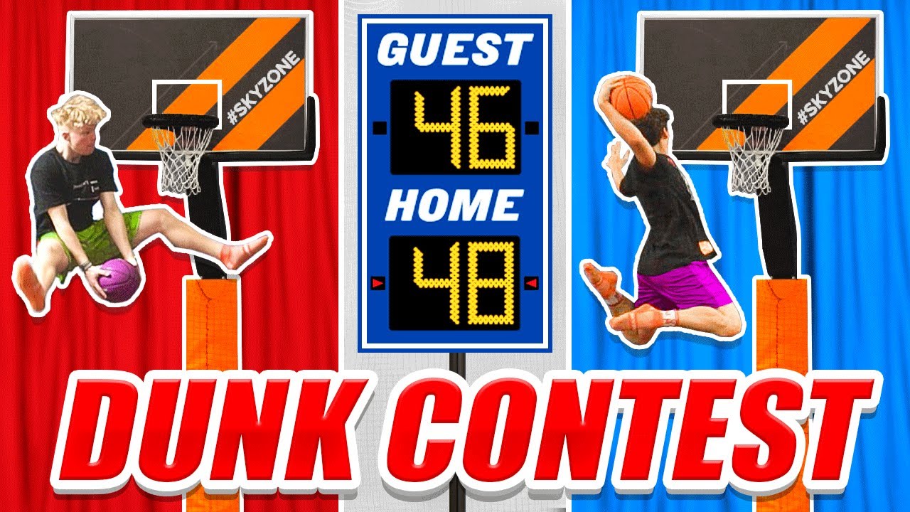 CRAZY Trampoline DUNK Off vs Tristan Jass