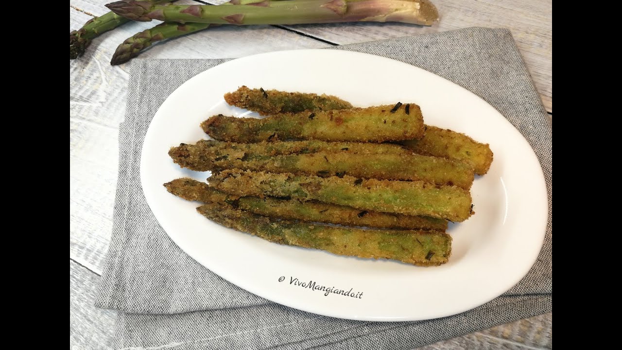 Asparagi fritti, croccanti e deliziosi