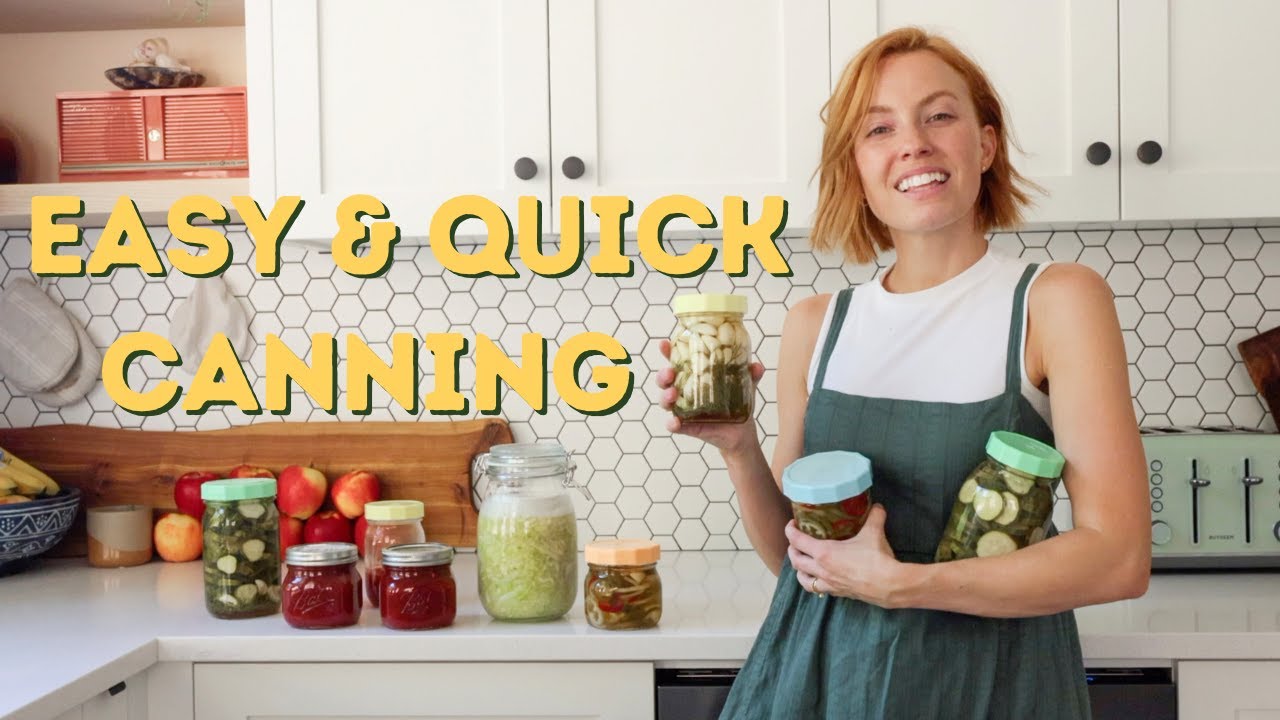 How I Can Jam, Pickles & More In Minutes | Refrigerator Canning