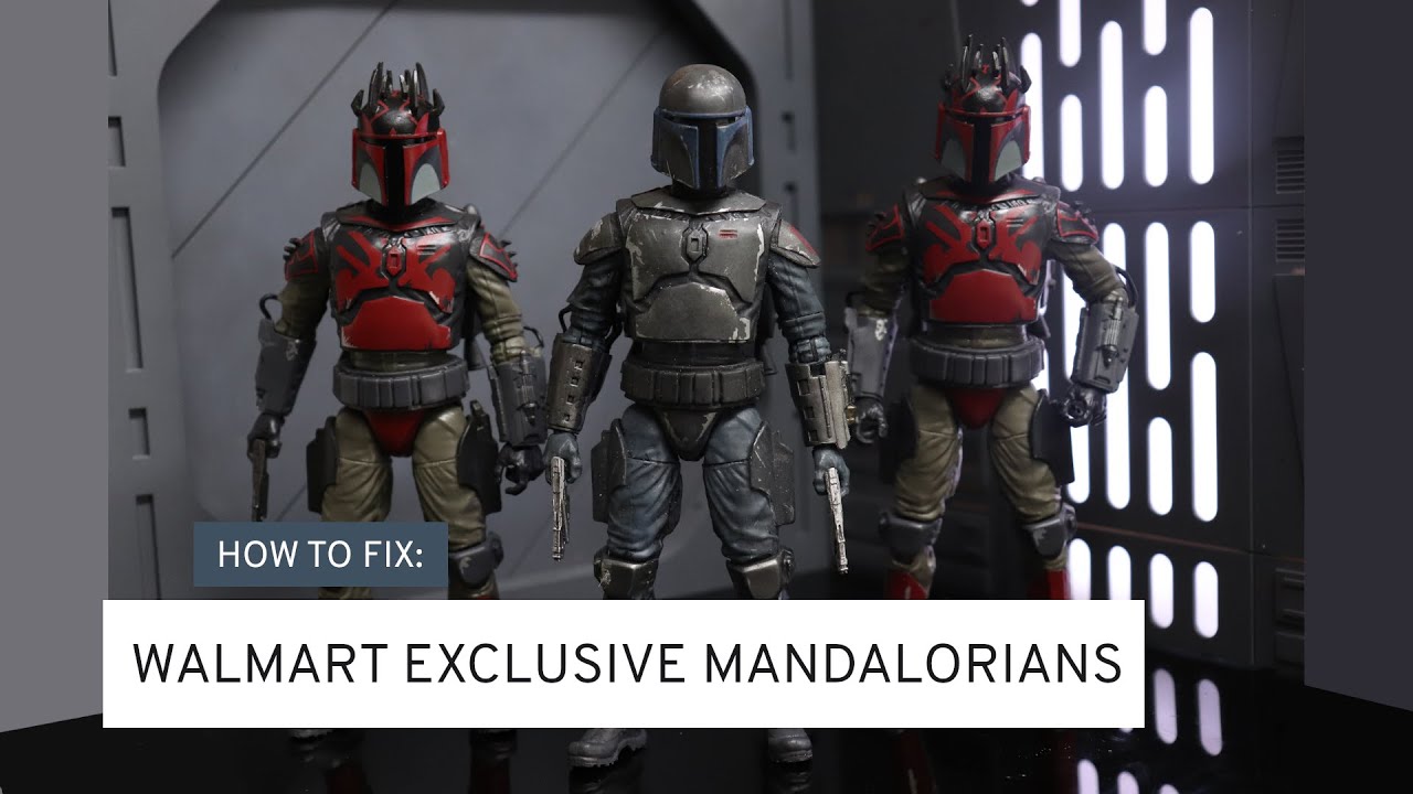 How to Fix the Black Series Walmart Exclusive Mandalorians