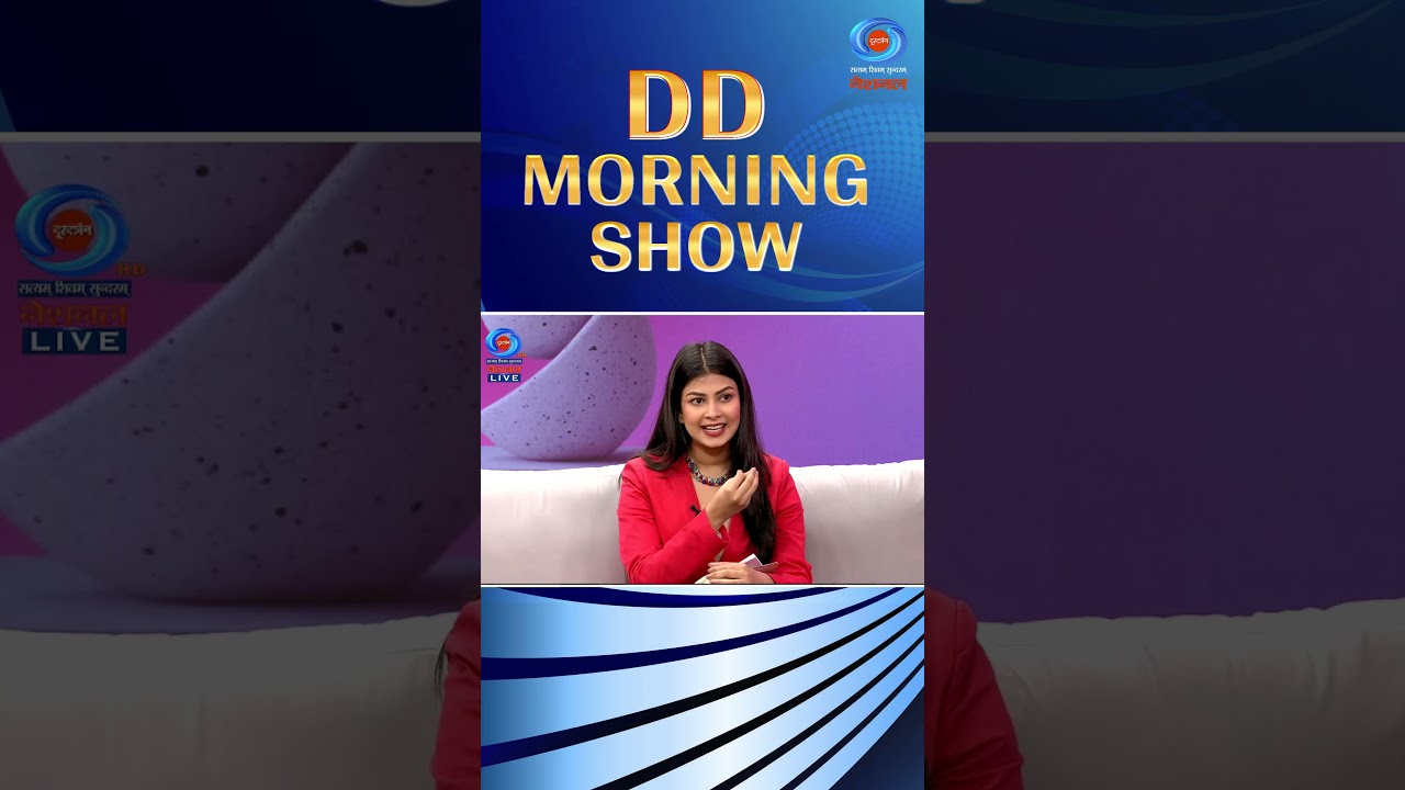'Srijan' segment of DD Morning Show, Purvadhanashree, Bharatanatyam and Vilasini Natyam artist,