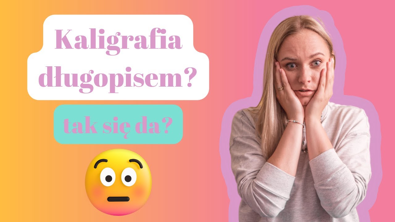 Kaligrafia długopisem - krok po kroku