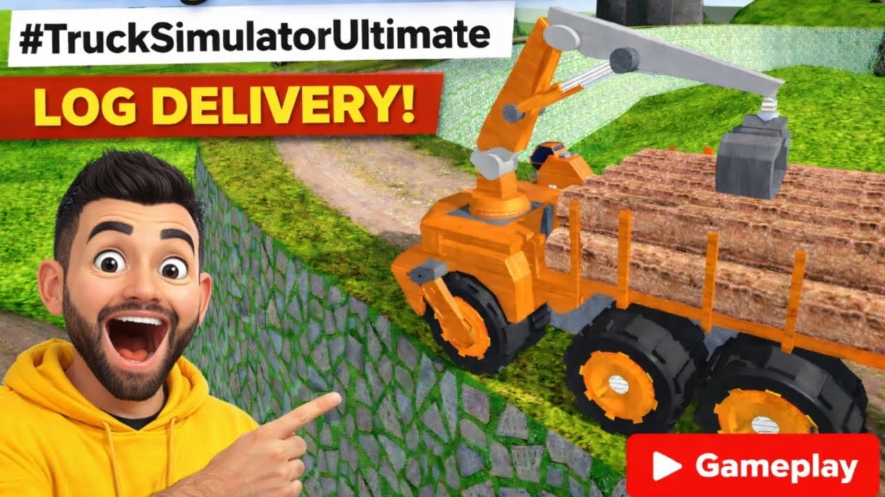 Perfect Truck Driving Skills on Cliff Road | TruckSimulatorUltimate
