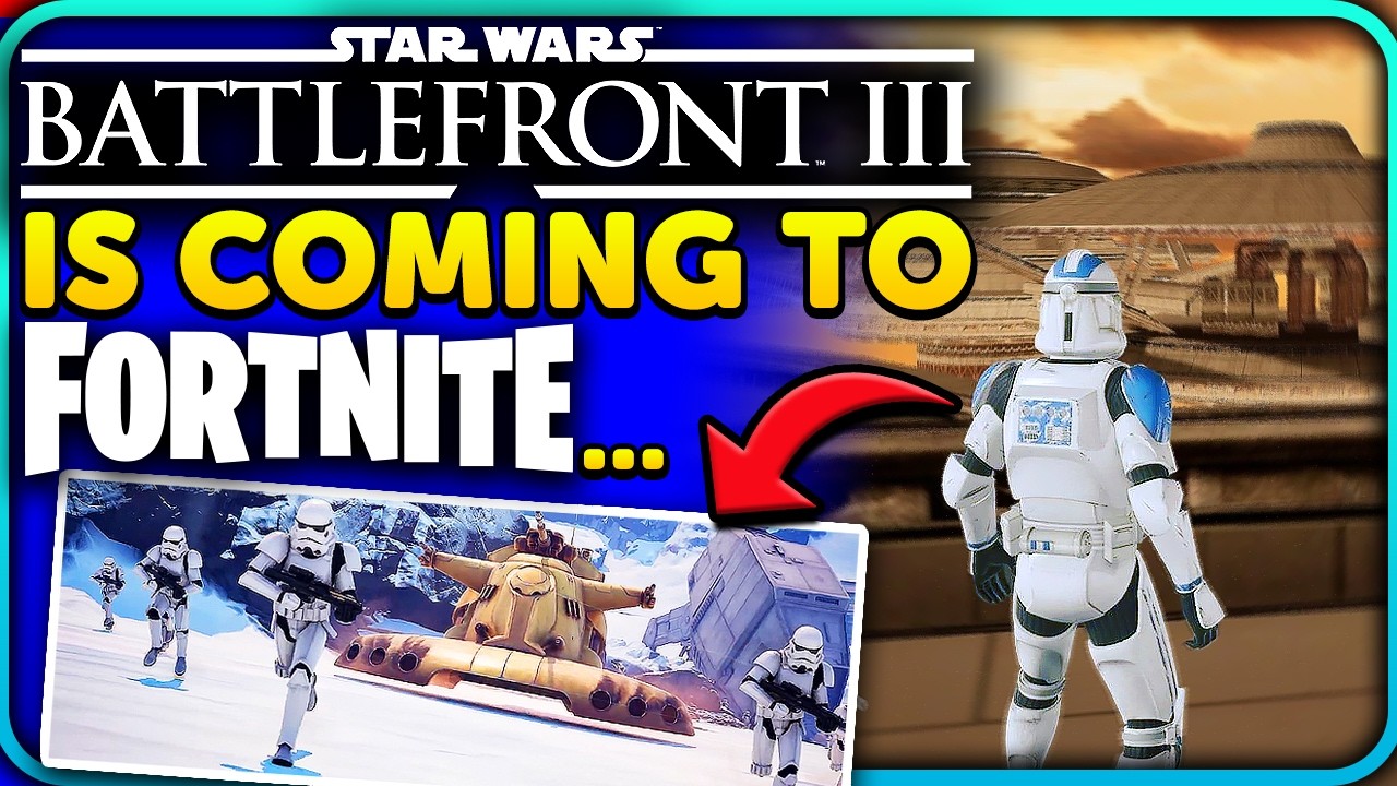 Фанаты создают Star Wars Battlefront 3 в Fortnite!