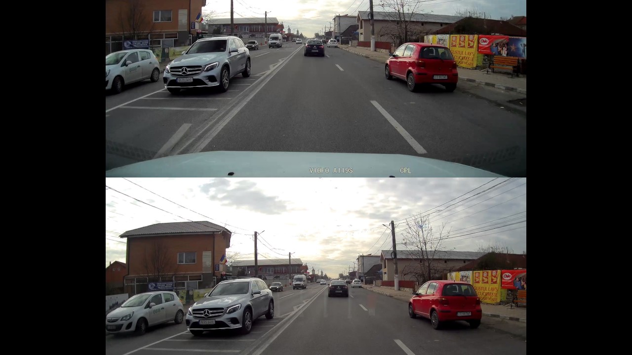 Viofo CPL filter comparisons on Viofo A119S day