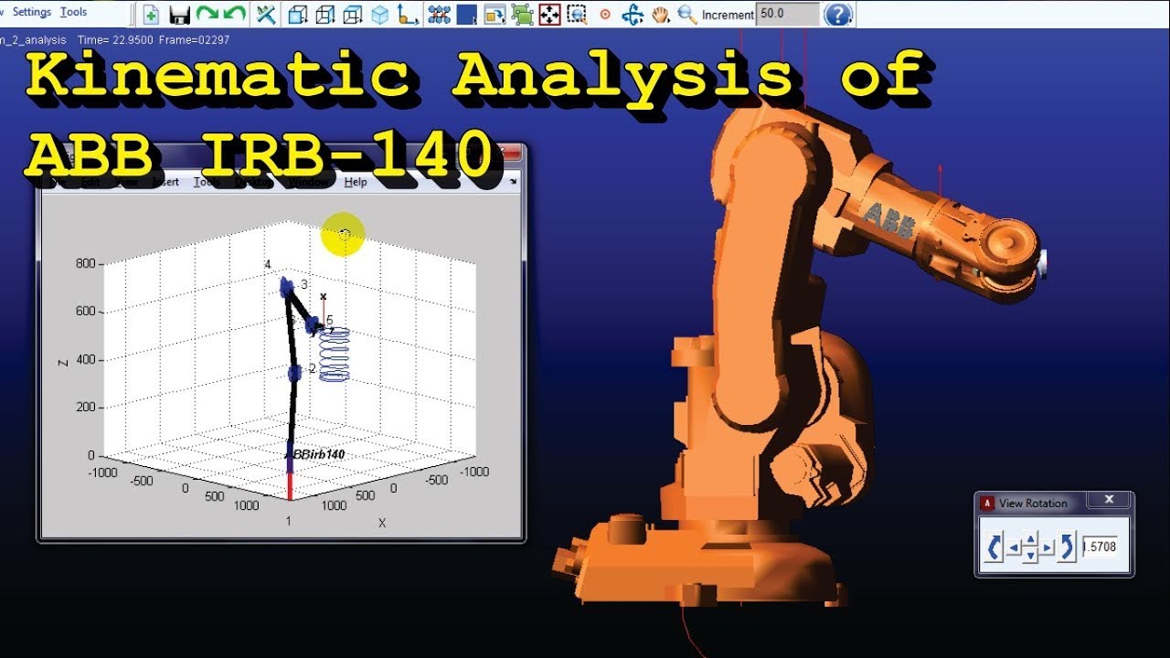Forward and Inverse Kinematics for ABB IRB-140 Industrial Robot Arms (Remasterized Sound)