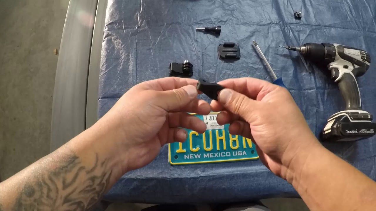 GoPro Removable License Plate Mount