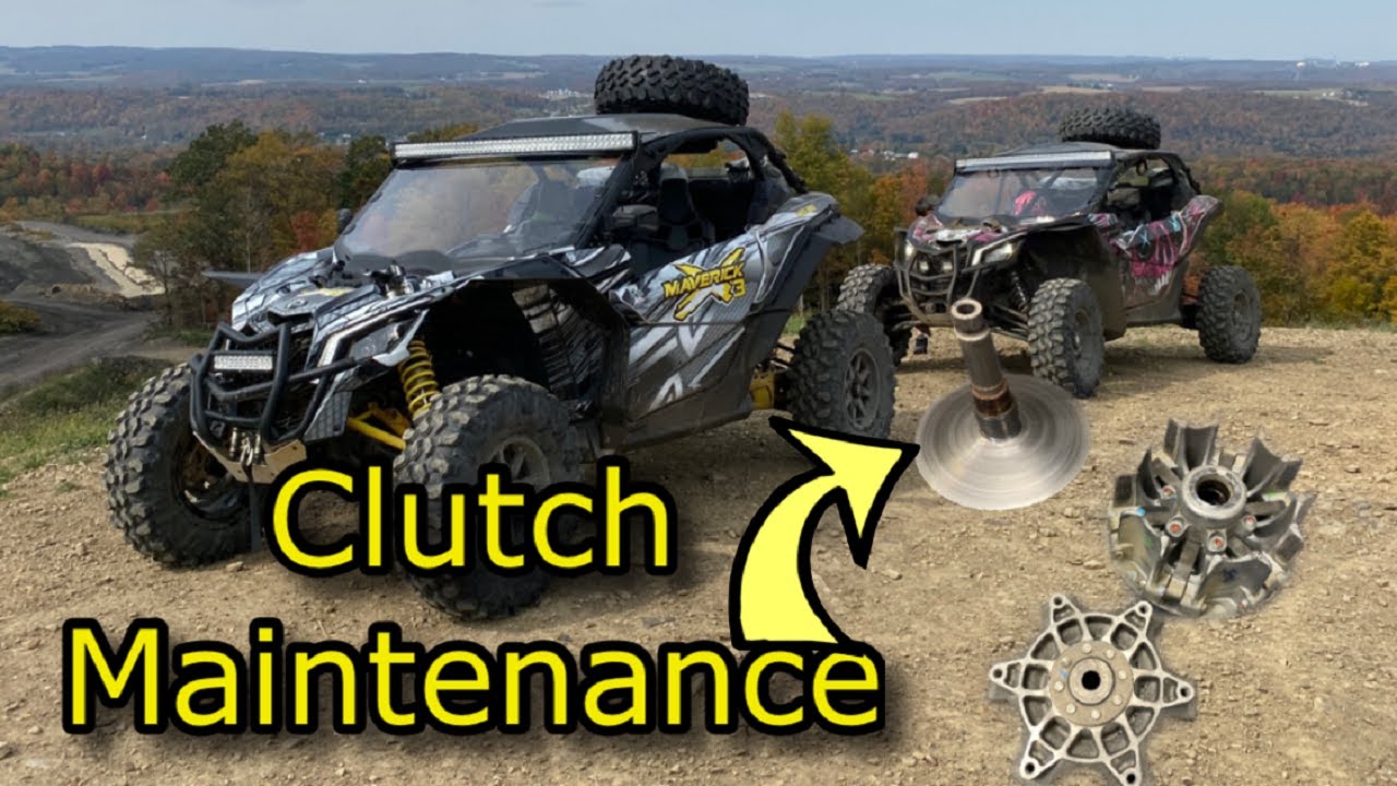 Техническое обслуживание первичной муфты сцепления Can Am Maverick X3