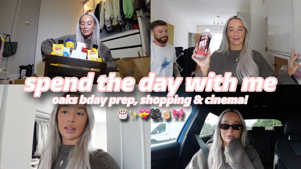 spend the day with me ✨ | prepping for my fiance's birthday, last minute shopping & cinema 💝
