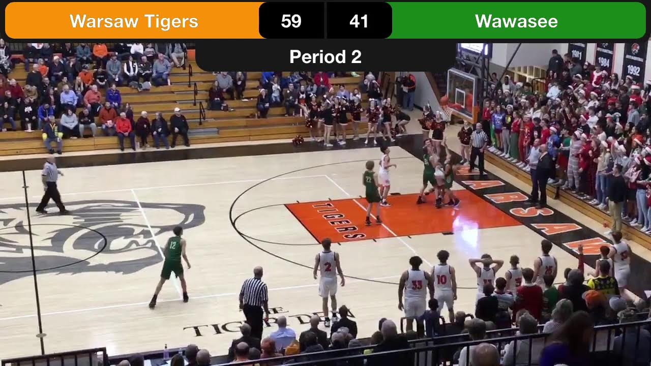 Warsaw Boys Basketball vs Wawsee